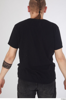 Sigvid black t shirt casual dressed upper body 0005.jpg